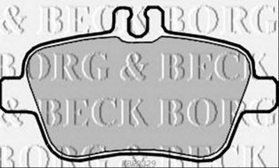 BORG & BECK bbp2329 -  Комплект тормозных колодок, дисковый тормоз